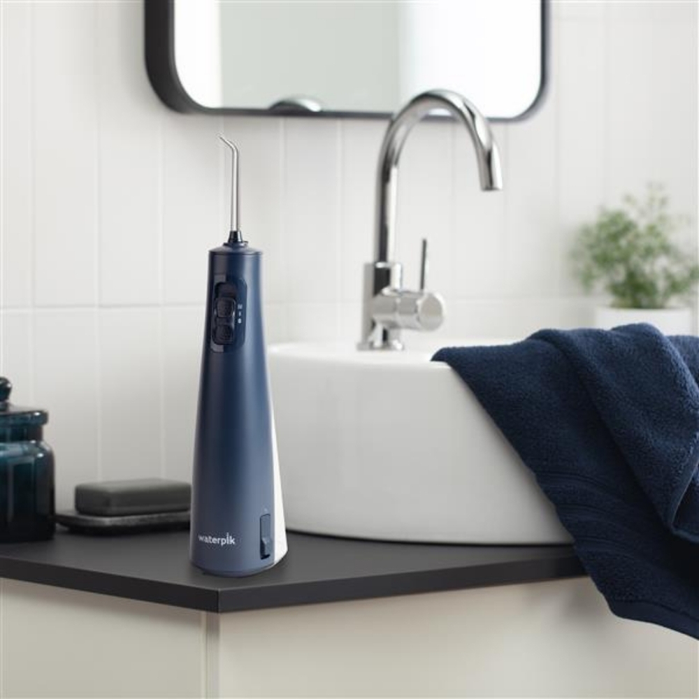 Waterpik Cordless Pulse Water Flosser Navy Blue New - Picture 8 of 11